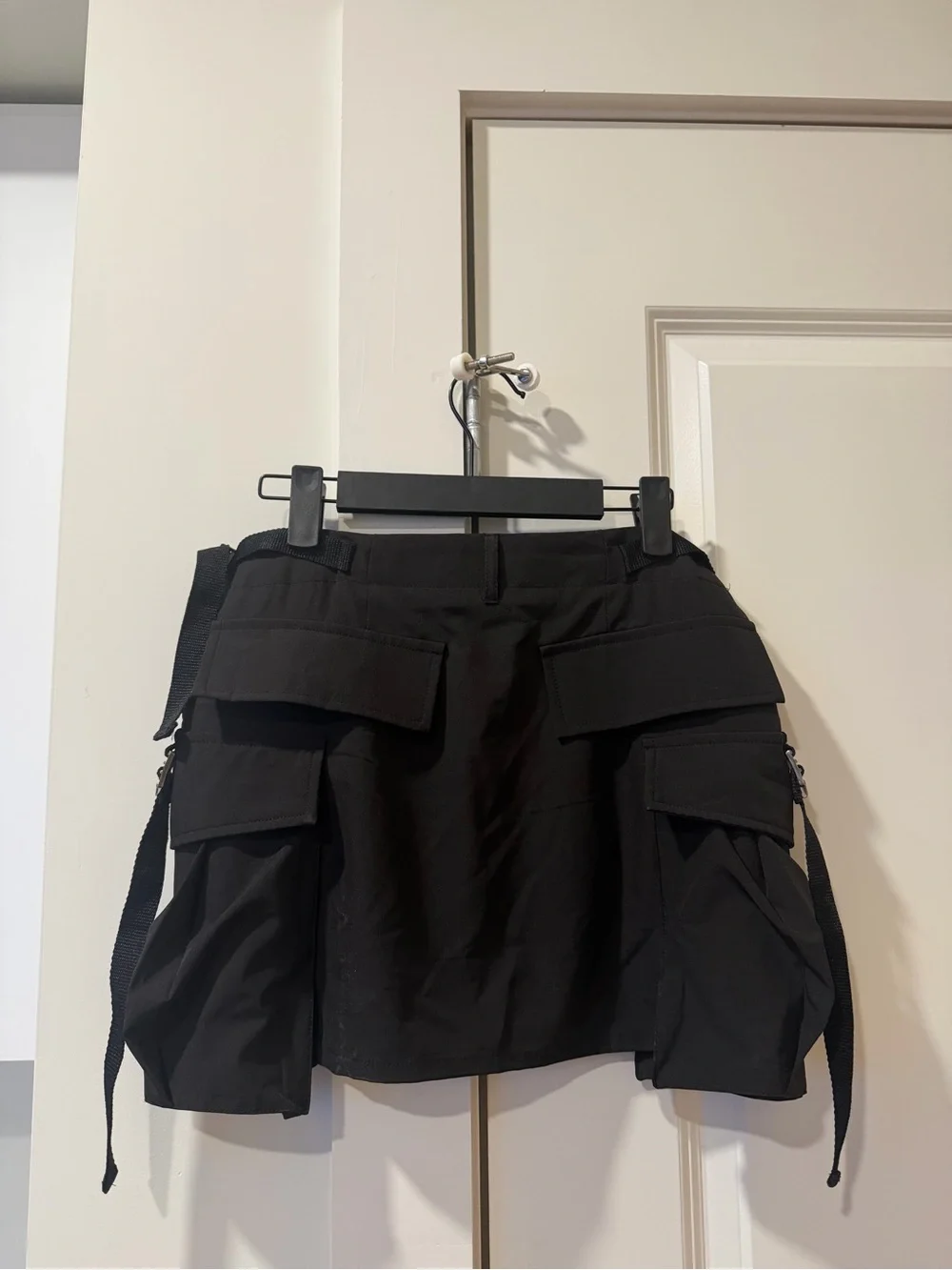 Forever 21 Black Cargo Mini Skirt with Utility Pockets